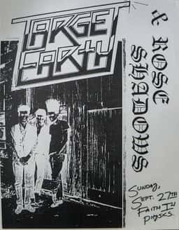 Target Earth, Rose Shadows at Faith in Physics in Orlando, FL — September 27, 1987 concert flyer